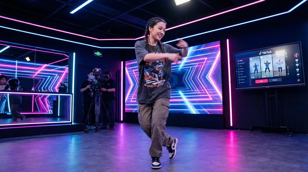 黑丝TikTok风格短视频